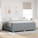Voodiraam madratsiga Helehall 200 x 200 cm kangas