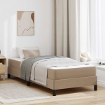 Voodiraam madratsiga Cappuccino 100 x 200 cm kangas