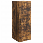 Seinale kinnitatav kapp Suitsutatud tamm 33 x 34,5 x 90 cm