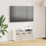 Madal laud sahtliga Valge 72 x 22,5 x 38 cm