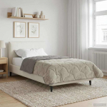 Talve tek Helehall 140 x 220 cm Mikrokiud ja Teddy villa