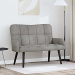 Kaks kohtaline diivan Helehall 115 x 61 x 87 cm Samet