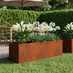 Aia istutuskast rooste 80 x 30 x 30 cm ilmastikukindel teras