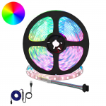 LED Ribad 12 pcs Must ja l&auml;bipaistev 5100 mm Vask ja plastik