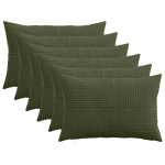 Diivanipadi 6 tk ALMELO roheline 40 x 60 cm manchester