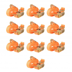 Pingutitega koormarihmad 10 tk 0,4 tonni 6 m x 25 mm, oranž