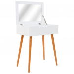 Peegliga tualettlaud, mdf 60 x 40 x 75 cm