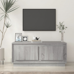 Diivanilaud, hall sonoma tamm, 102x50x44cm, tehispuit