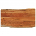 Lauaplaat 110x60x3,8 cm ristk&uuml;lik akaatsiapuit naturaalne serv