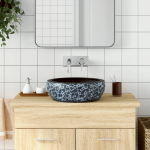 Valamu t&ouml;&ouml;pinnale, must ja sinine, &uuml;mar, &phi;41x14, keraamiline
