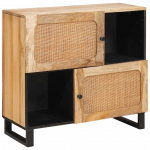 K&otilde;ide ladustamisega pruun 80 x 33 x 75 cm tugev mango puu