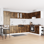 Valamu aluskapid "porto" valamu suitsutatud tamme 80x46x84,5 cm tehispuit