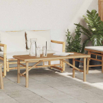 Kohvilaud pruun 110 x 50 x 43 cm bambus
