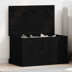Hoiukast hoiulaekaga must tamm 70 x 40 x 28 cm tehispuit