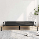 K&Otilde;RGENDATUD KOERAVOODI MUST 130X80X20 CM OXFORDI KANGAS TERAS