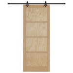 Liuguks koos riistvarakomplektiga 93x232 cm tahkes m&auml;nnipuust
