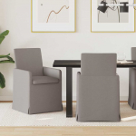 S&ouml;&ouml;gitoa Toolid 2 tk Pruunikashall 57 x 67 x 95 cm kangas