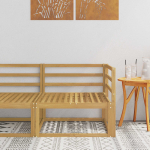V&auml;likorviku nurgadiivan Valge 83 x 83 x 73 cm