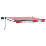 K&auml;sitsi juhitav varikatus koos LED-idega 3 x 2,5 m