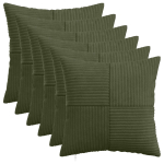 Diivanipadi 6 tk ALMELO roheline 45 x 45 cm manchester