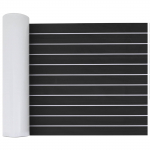Paadi matt Triibuline Tumehall ja Valge 240 x 60 cm EVA