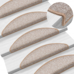 15 tk trepimatid, helepruun, 56 x 17 x 3 cm