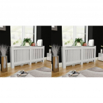 Radiaatori kate, 2 tk, mdf, 172 cm, valge