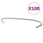 Gabiooni konksud 100 tk, tsingitud teras 50 cm