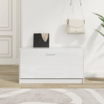 Jalatsipink, k&otilde;rgl&auml;ikega valge, 103 x 30 x 48 cm, tehispuit