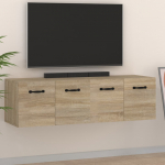 Seinakapp, 2 tk, Sonoma tamm, 80x35x36,5 cm, tehispuit