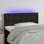 LED-voodipeats, must, 90x5x78/88 cm, kangas