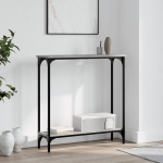 Konsoollaud, hall sonoma tamm, 75x22,5x75 cm, tehispuit