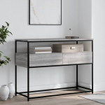 Konsoollaud, hall sonoma tamm, 100 x 40 x 75 cm, tehispuit