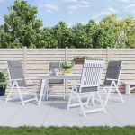 K&otilde;rge seljatoega toolipadjad 4 tk, hall, oxford kangas