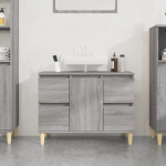 Valamukapp, hall sonoma tamm, 80 x 33 x 60 cm, tehispuit