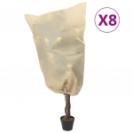 Pingutusn&ouml;&ouml;riga taime fliiskatted 8 tk, 70 g/m&sup2;, 0,8x0,8 m