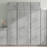 Hoiukapp, betoonhall, 70 x 42,5 x 225 cm, tehispuit