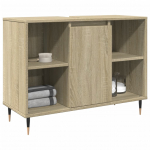 Vannitoakapp, sonoma tamm, 80 x 33 x 60 cm, tehispuit