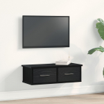 SEINALE KINNITATAV SAHTLI RIIUL MUST PUIT 60X26X18,5CM TEHISPUIT