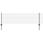 Keevitatud traataed koos 22 u-postiga roheline 0.6x50 m teras