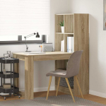 Laud riiuliga sonoma tamm 122 x 67 x 145 cm tehispuit