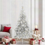 Tehis pre-lit j&otilde;ulupuu koos 300 led-iga h&otilde;bedane 210 cm pet