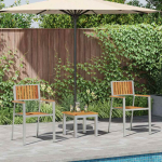 Aia s&ouml;&ouml;gilaudade komplekt padjaga 3 tk pruun akaatsiapuit