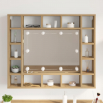Peegelvalgustid LED-ribadega valge 4,5 x 4,5 x 4,7 cm plastmass