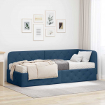 Nurga voodiraam Sinine 80 x 200 cm kangas