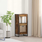Raamaturiiul Suitsu tamm 80 x 30 x 155 cm Tehispuit