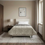 Suvised teki Helehall 135 x 200 cm Mikrokiud ja Teddy villa