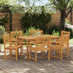 V&auml;libank 6 pcs Naturaalne 56 x 55,5 x 90 cm Tugev akatsiapuu