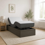 Elektriline Reguleeritav Voodi Raam Hall 200 x 80 x 33,5 cm