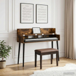 Stuudio laud Suitsutatud tamm 130 x 40 x 19,5 cm Tehispuit